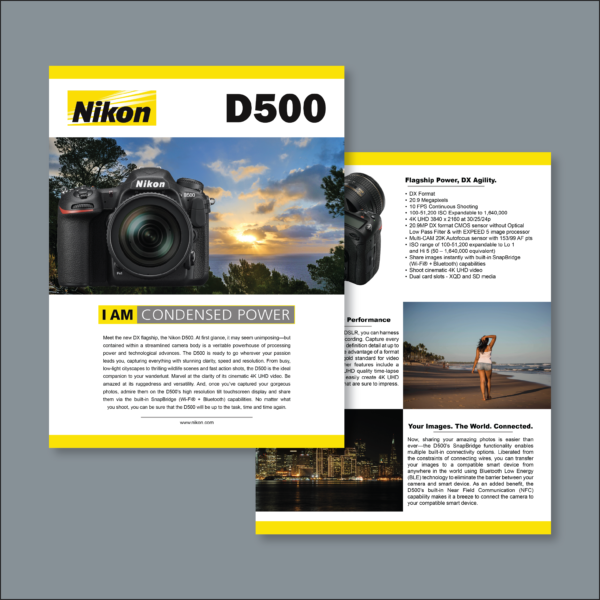 Nikon D500 Datasheet